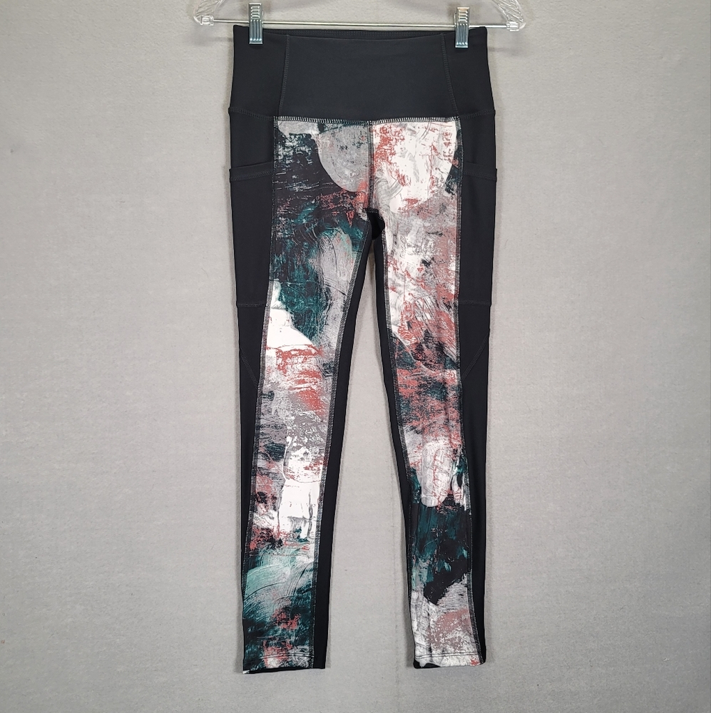 Layer 8 Women’s  multicolor Athletic Running Leggings Preowned Size XS